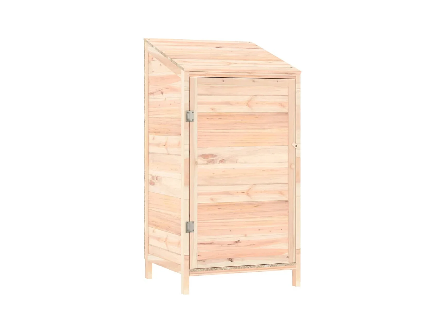 Casetta da giardino 55 x 52 x 112 cm in legno massello di abete marrone 02_0044047