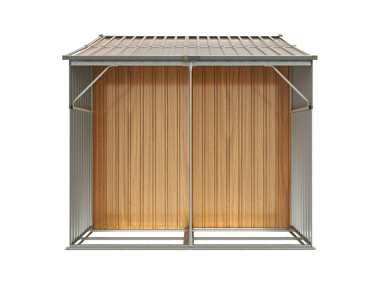 Abri de jardin cabane marron 277 x 192.5 x 179 cm 02_0022312