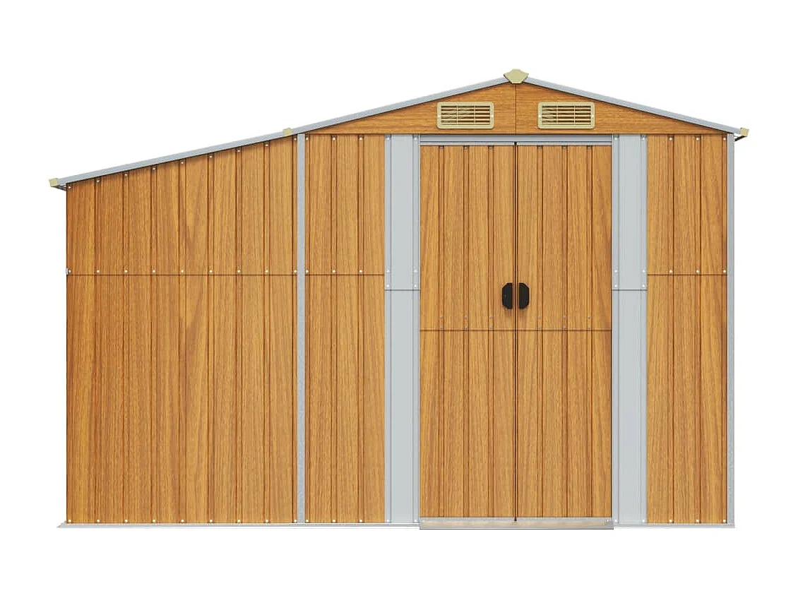 Abri de jardin cabane marron 277 x 192.5 x 179 cm 02_0022312