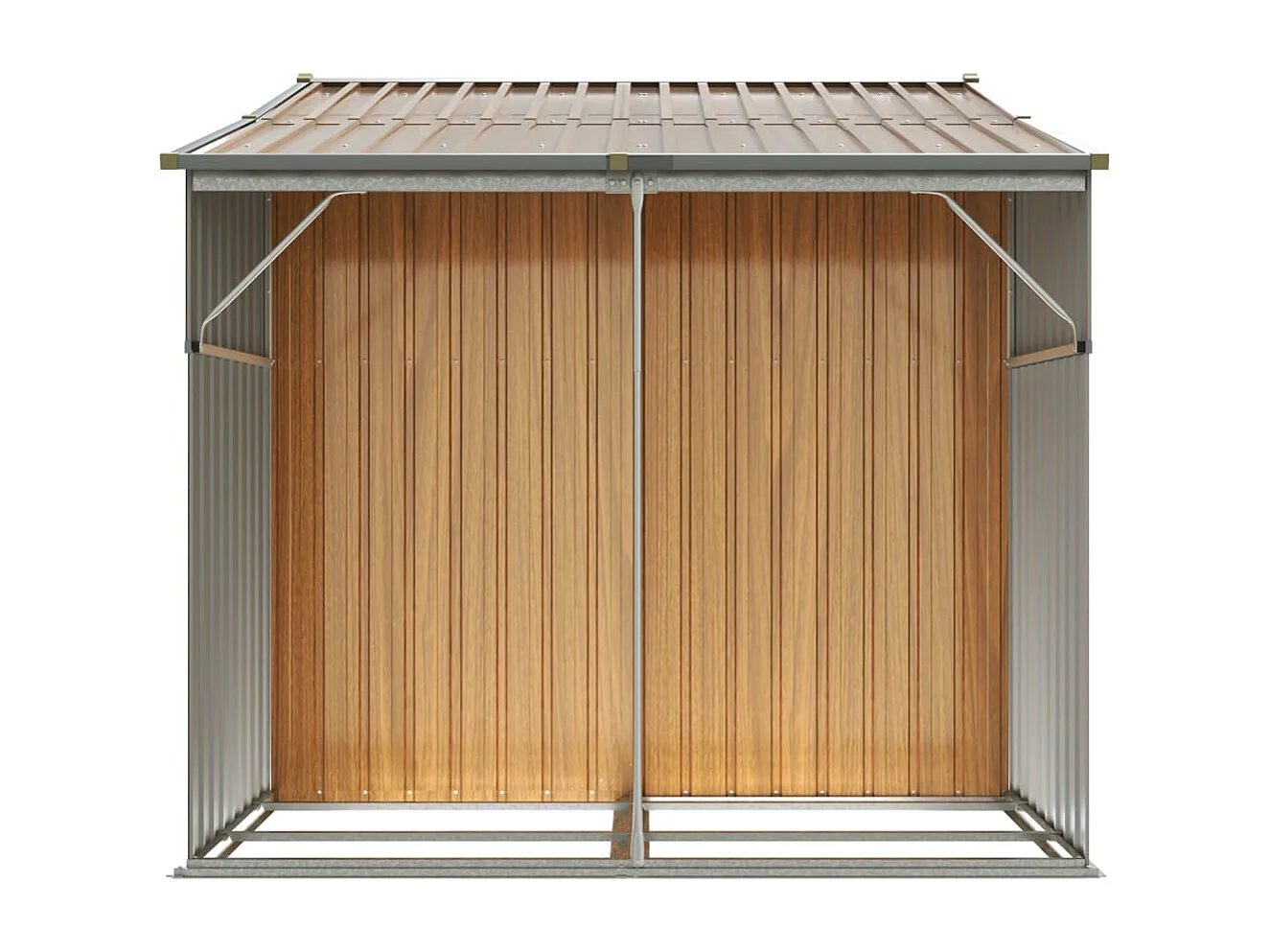 Abri de jardin cabane marron 277 x 192.5 x 179 cm 02_0022312