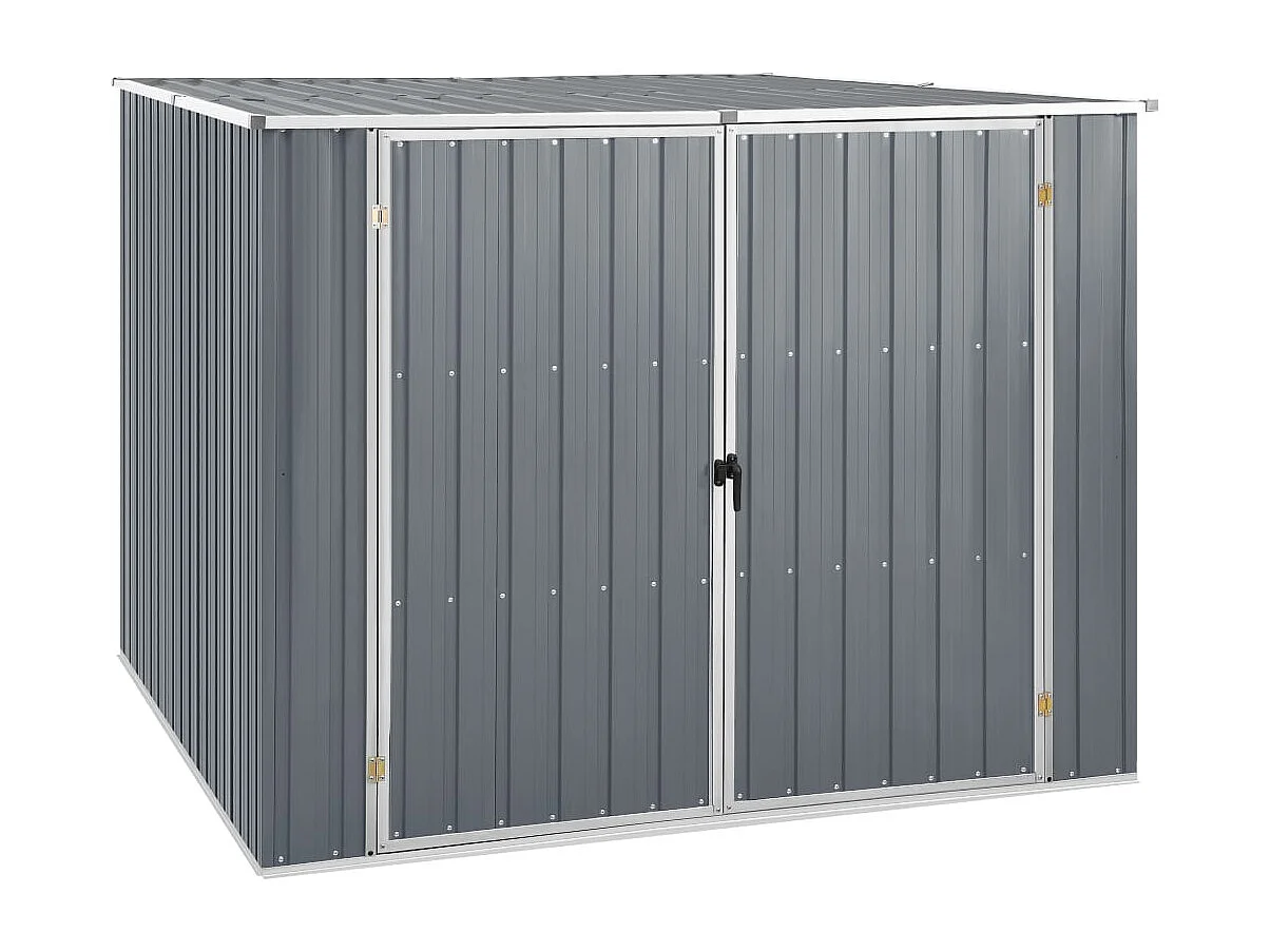 Abri de jardin cabane grise 195 x 198 x 159 cm 02_0022231