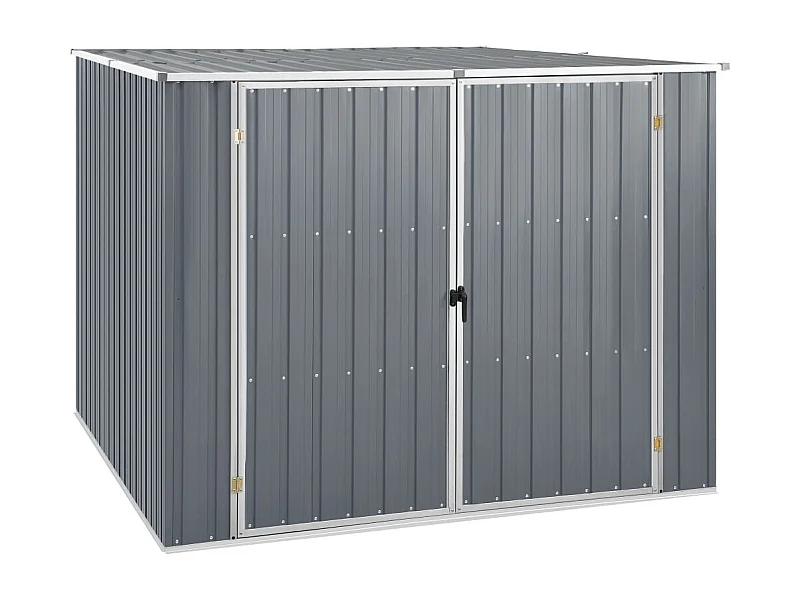 Abri de jardin cabane grise 195 x 198 x 159 cm 02_0022231