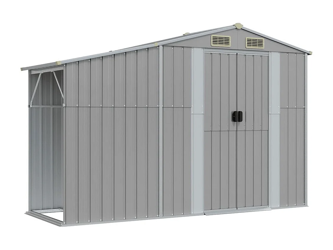 Abri de jardin cabane grise 277 x 93 x 179 cm 02_0022239