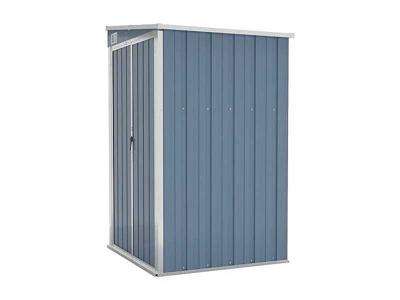 Galpão de jardim suspenso 118 x 100 x 178 cm aço galvanizado cinza 02_0044056