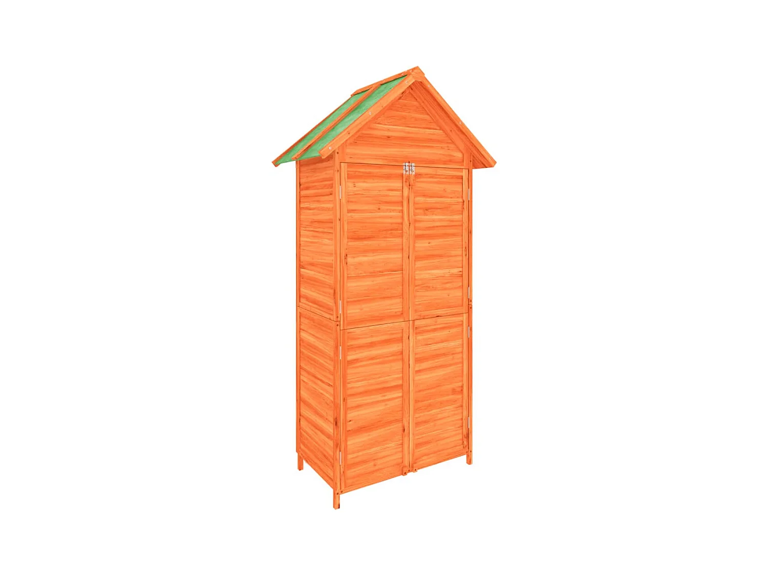 Casetta da giardino casetta per cabine ripostiglio casetta per la casa casetta per esterni robusta 89 x 52,5 x 175 cm legno massiccio pino marrone 02_0022425