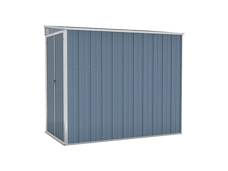 Abri de jardin cabane grise 118 x 194 x 178 cm 02_0022332