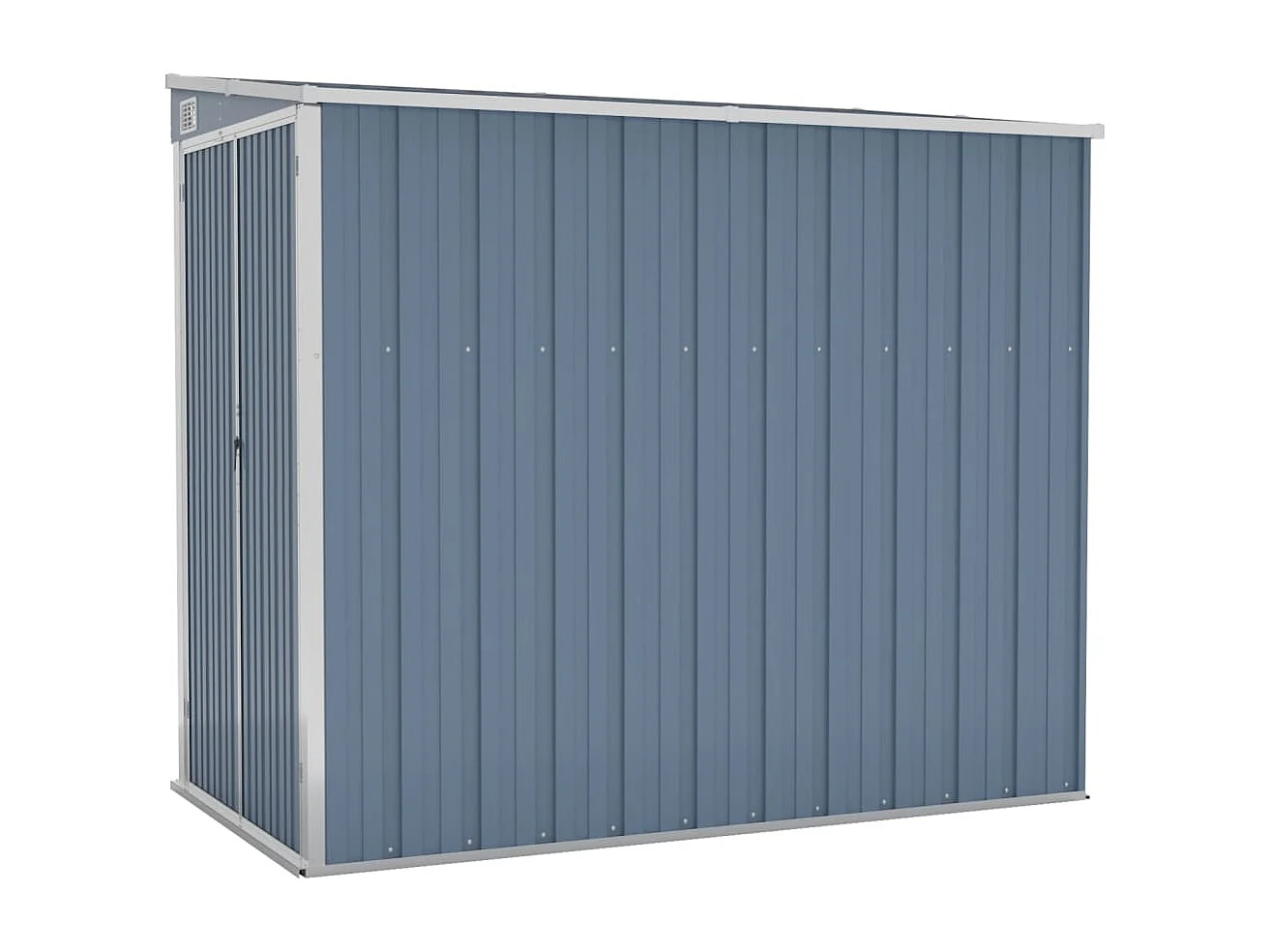 Abri de jardin cabane grise 118 x 194 x 178 cm 02_0022332