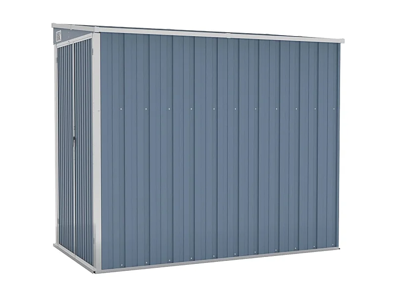 Abri de jardin cabane grise 118 x 194 x 178 cm 02_0022332