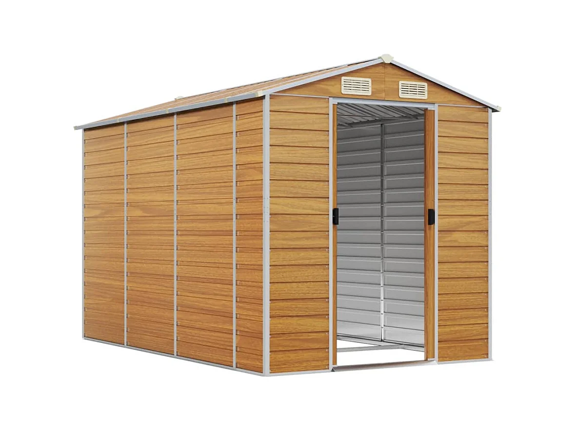 Abri de jardin cabane marron 191 x 300 x 198 cm 02_0022290