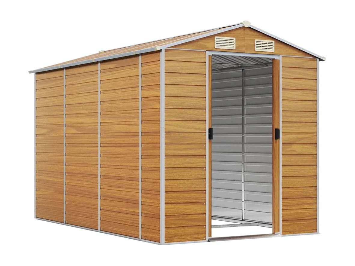 Abri de jardin cabane marron 191 x 300 x 198 cm 02_0022290