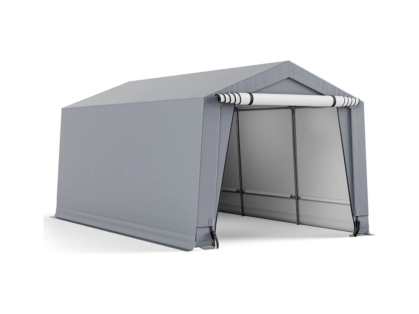 Abrigo de garagem para carro 290 x 490 cm Barraca de armazenamento de aço para todos os climas Abrigo de carro para barco SUV 20_0007631