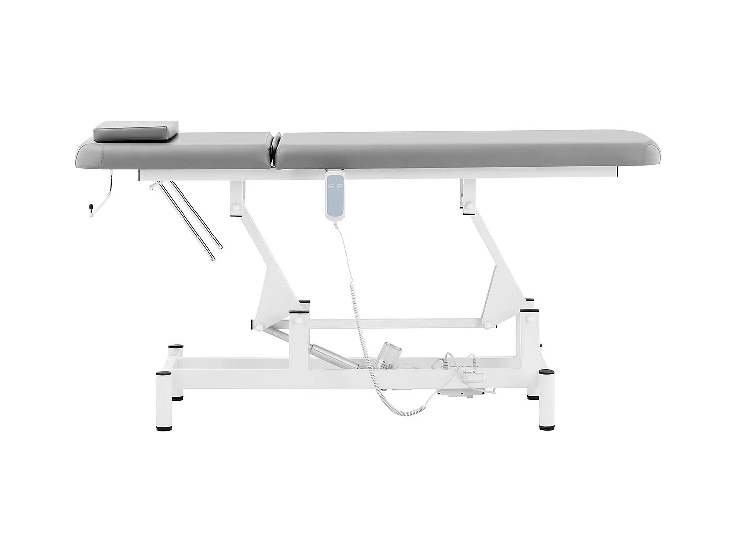 Table de massage électrique grise 184.5 x 62 x 48 cm 14_0007748