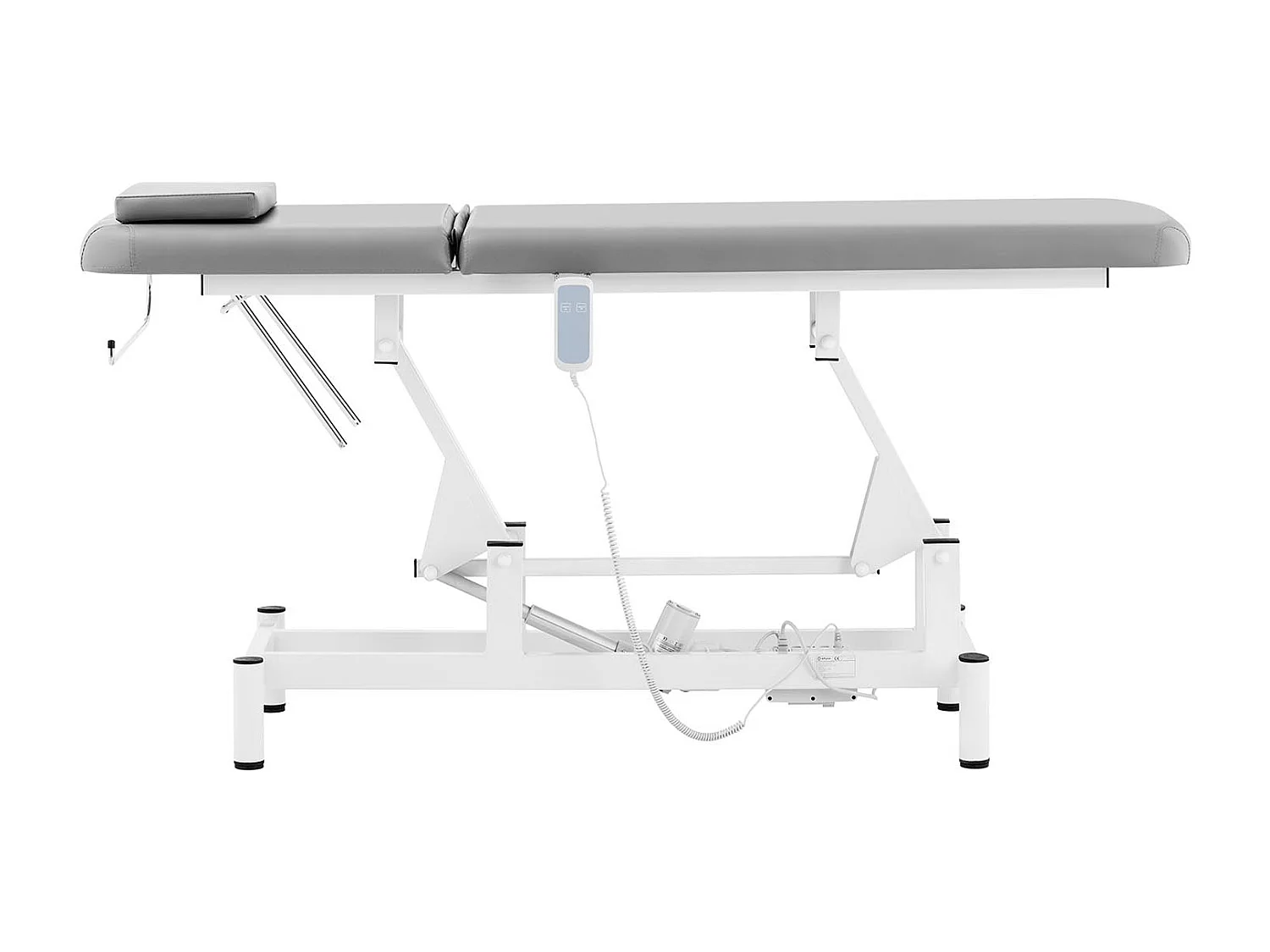 Table de massage électrique grise 184.5 x 62 x 48 cm 14_0007748