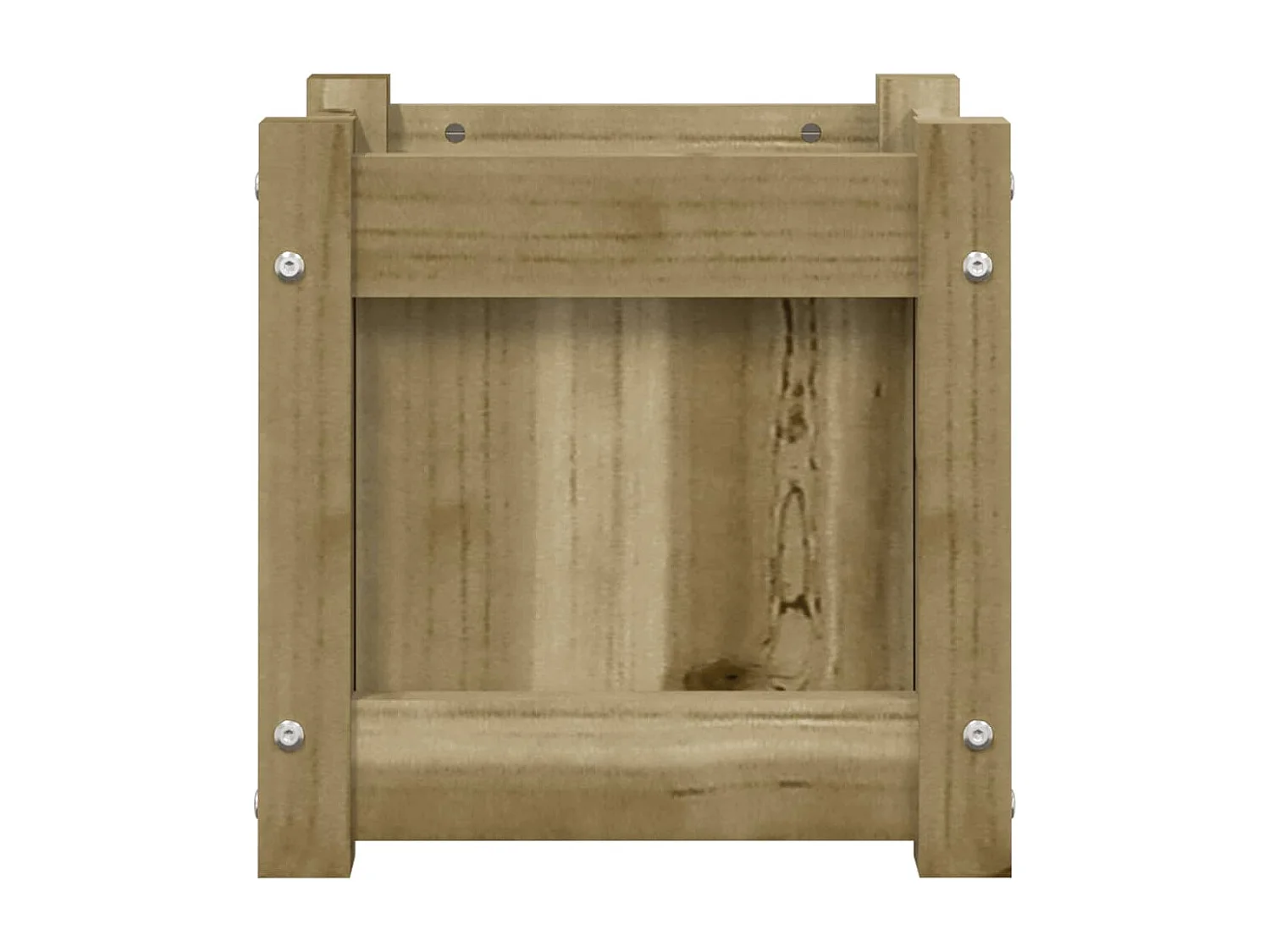 Jardinière bac lit surélevé bois marron 31 x 31 x 31 cm 02_0039031