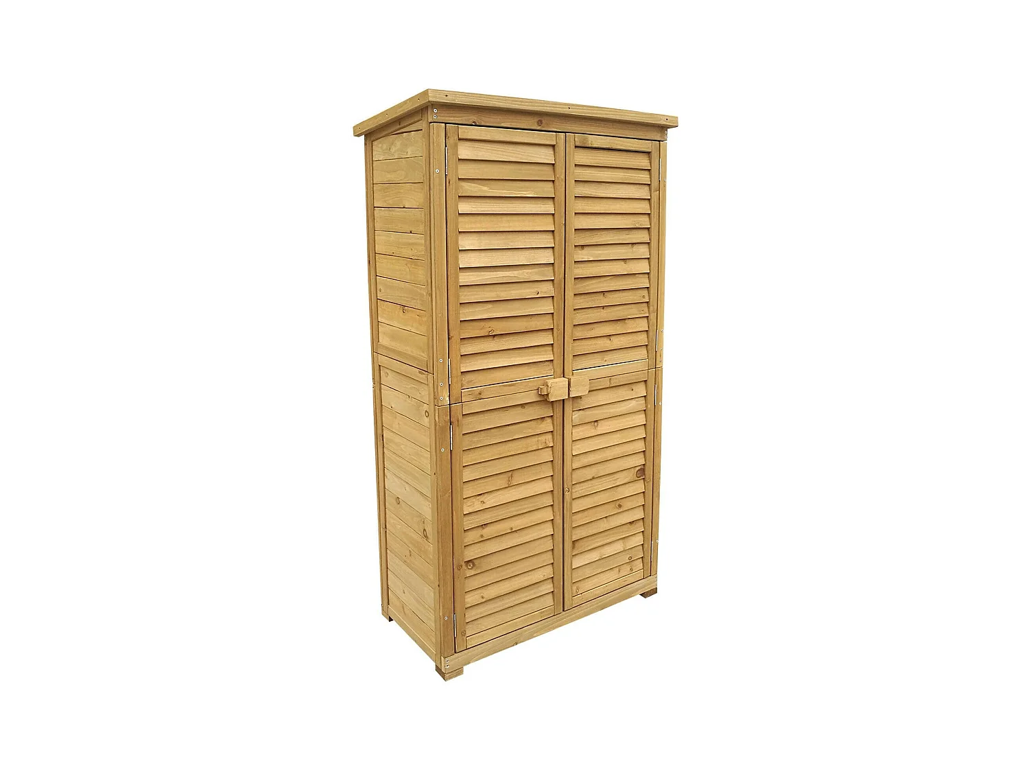 Armoire abri de jardin bois marron 87 x 46 x 160 cm 16_0002170