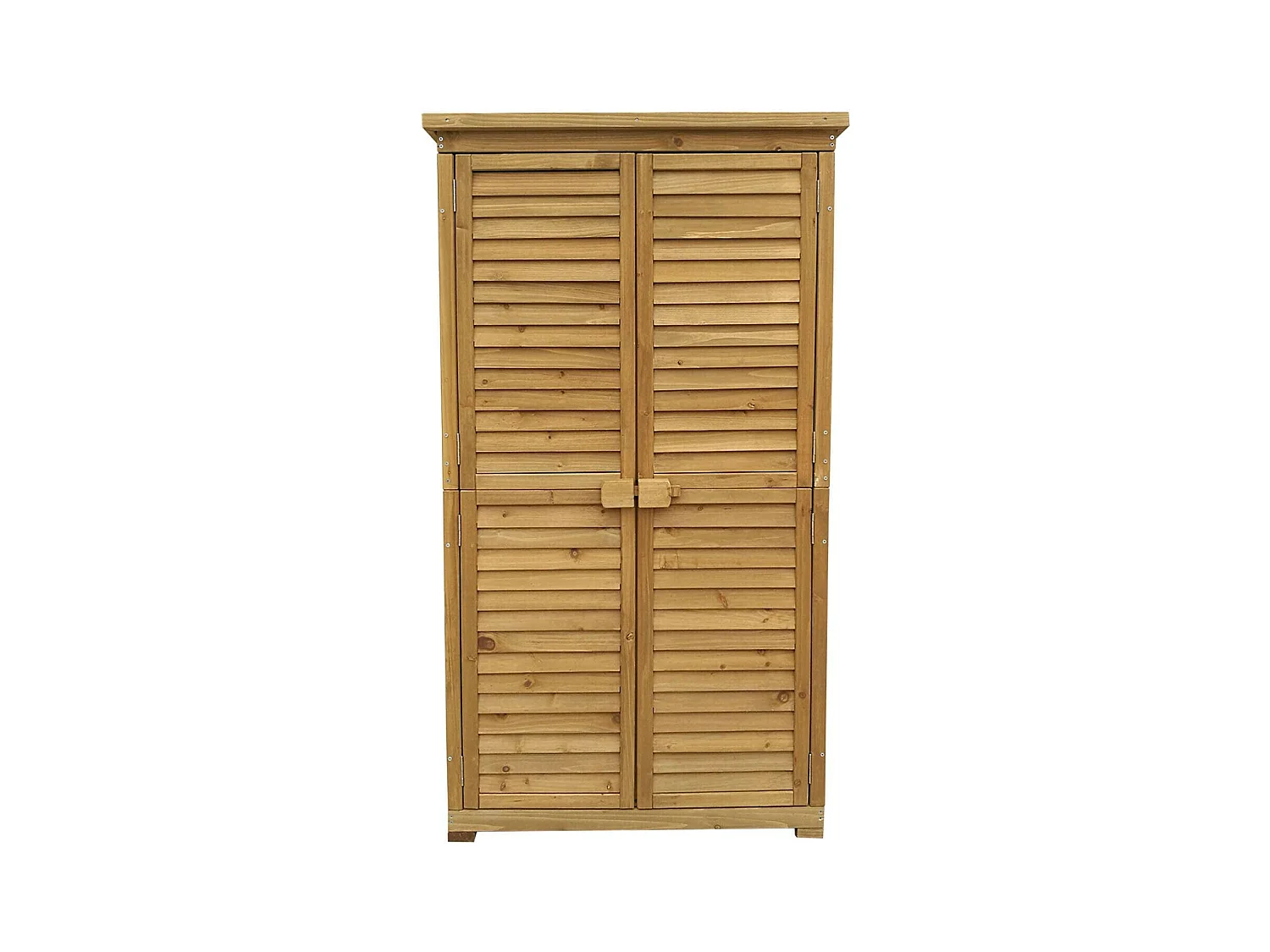 Armoire abri de jardin bois marron 87 x 46 x 160 cm 16_0002170
