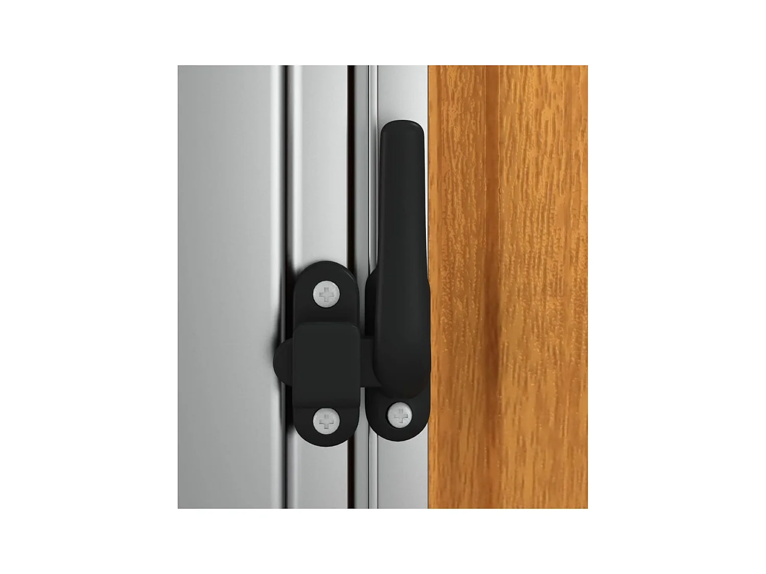 Abri de jardin cabane marron 118.5 x 97 x 209.5 cm 02_0022266