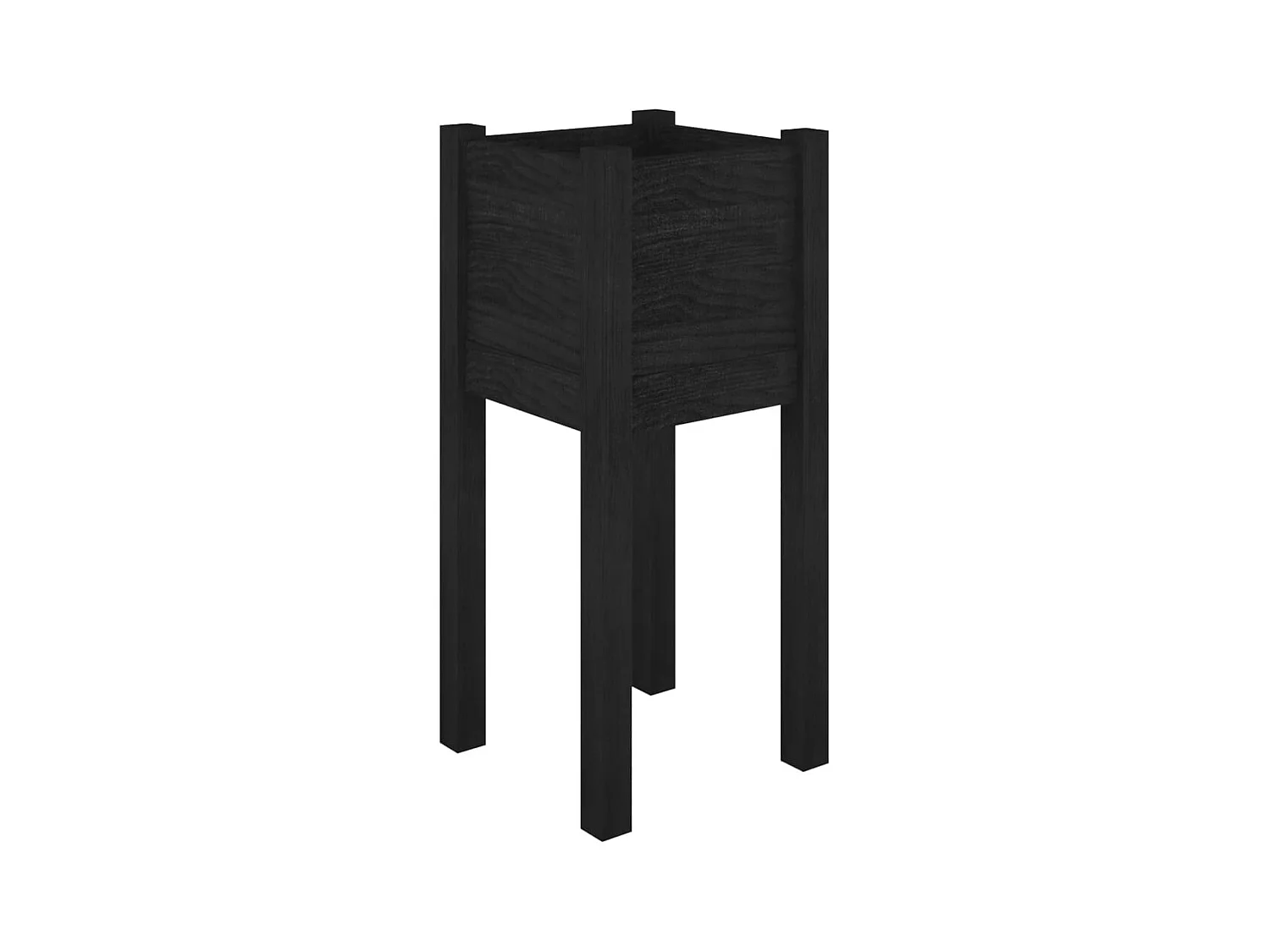 Jardinière bac lit surélevé bois marron 31 x 31 x 70 cm 02_0038893