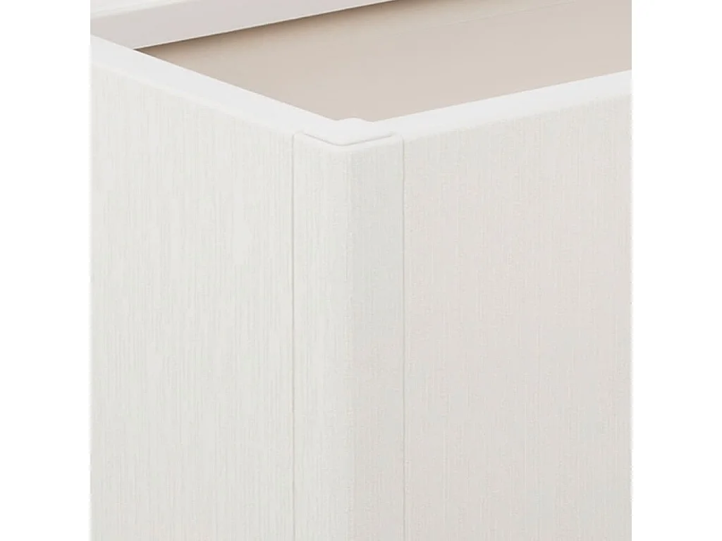 Fioriera aiuola rialzata vassoio piante fiori terrazza giardino con traliccio 80 x 36 x 140 cm PP bianco 02_0038300