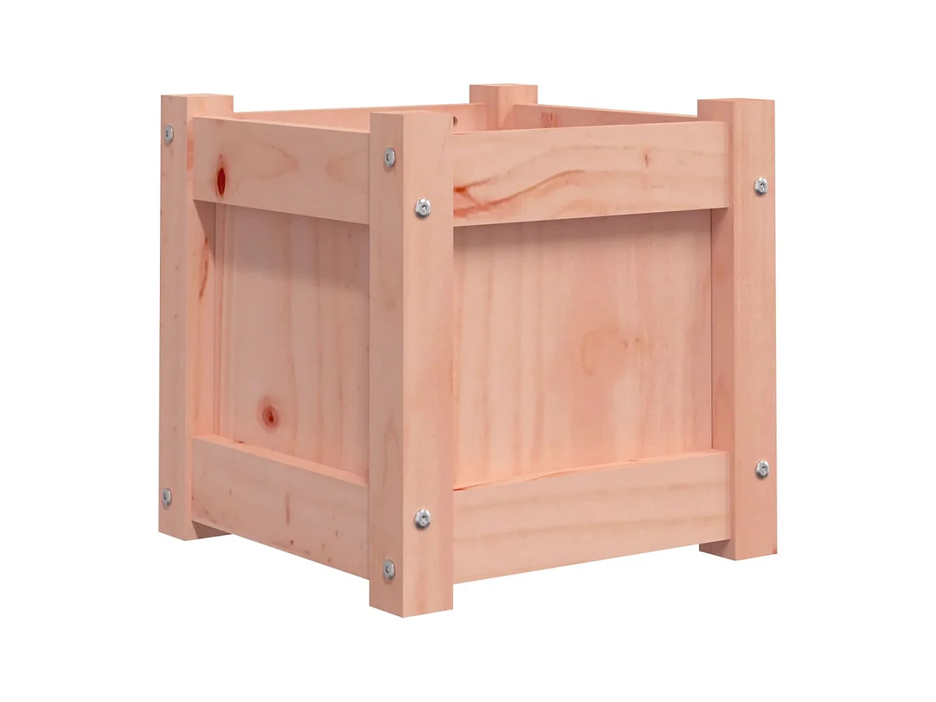 Jardinière bac lit surélevé bois marron 31 x 31 x 31 cm 02_0039058