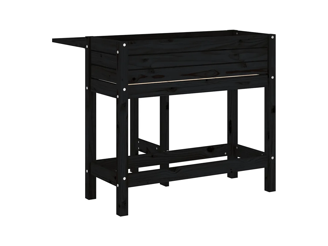 Jardinière bac lit surélevé bois marron 84 x 73 x 75 cm 02_0038583