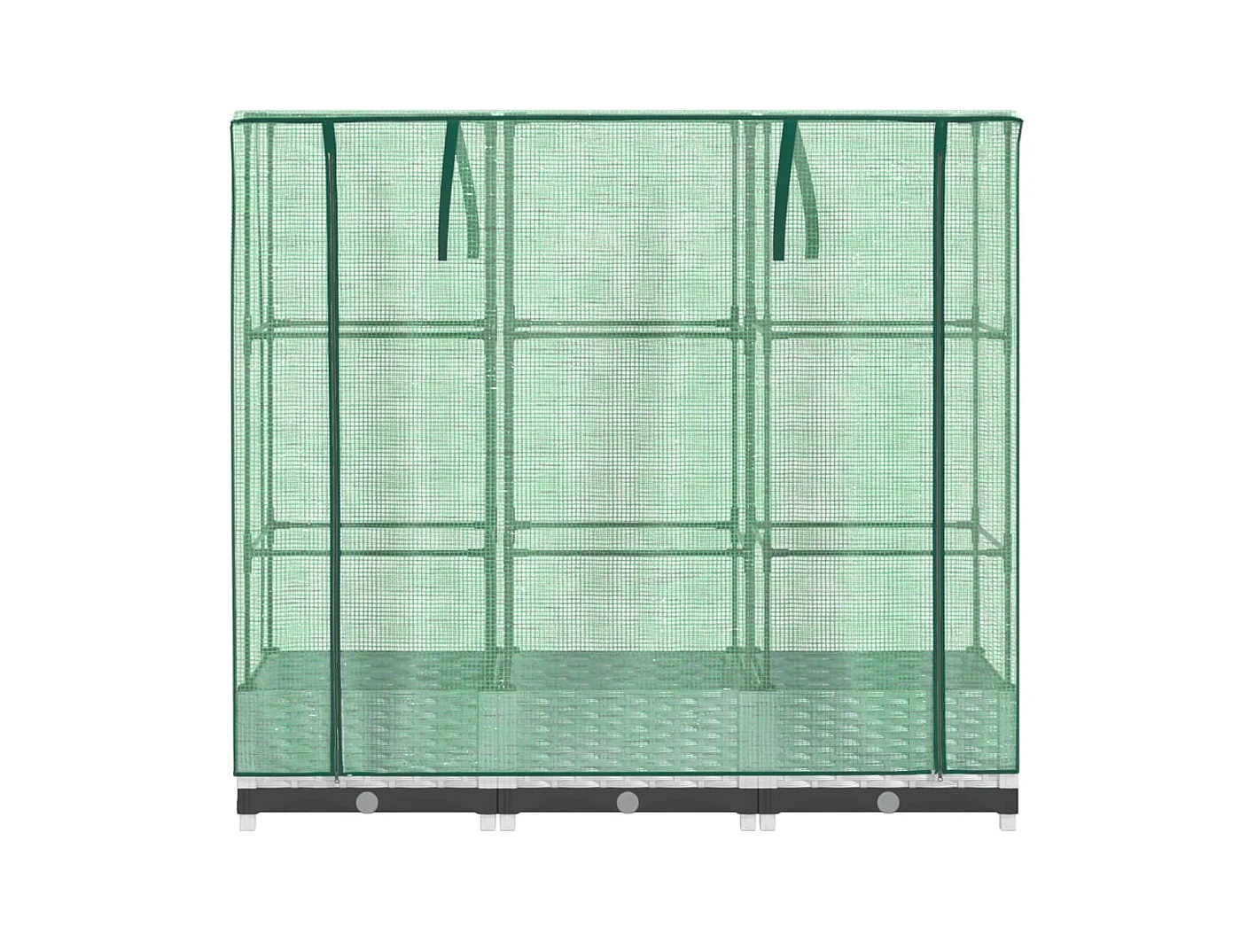 Jardinière bac lit surélevé blanche 120 x 40 x 123 cm 02_0038734