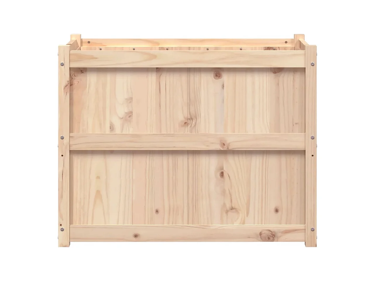 Jardinière bac lit surélevé bois marron 90 x 50 x 70 cm 02_0038004