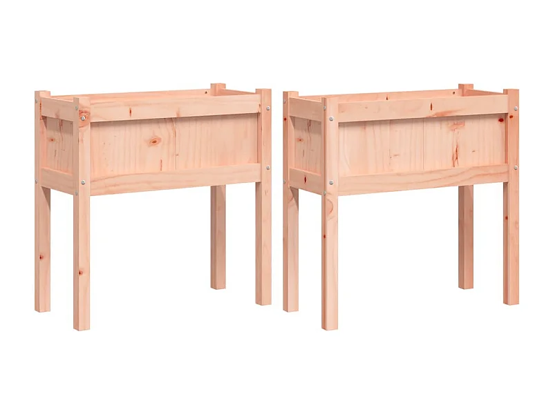 Jardinière bac lit surélevé bois marron 70 x 31 x 70 cm 02_0039021