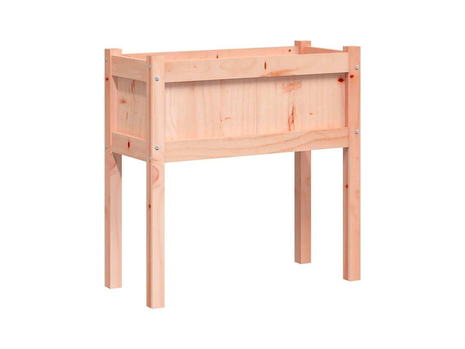 Jardinière bac lit surélevé bois marron 70 x 31 x 70 cm 02_0039021