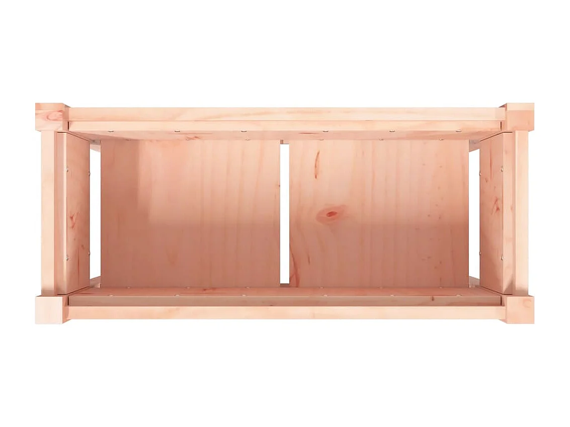 Jardinière bac lit surélevé bois marron 70 x 31 x 70 cm 02_0039021