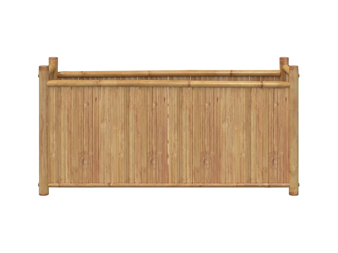Jardinière bac lit surélevé bambou marron 100 x 30 x 50 cm 02_0037266