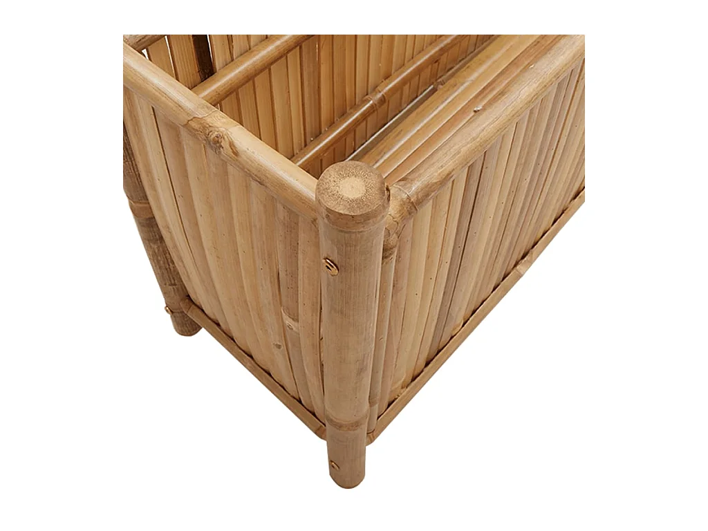 Jardinière bac lit surélevé bambou marron 100 x 30 x 50 cm 02_0037266
