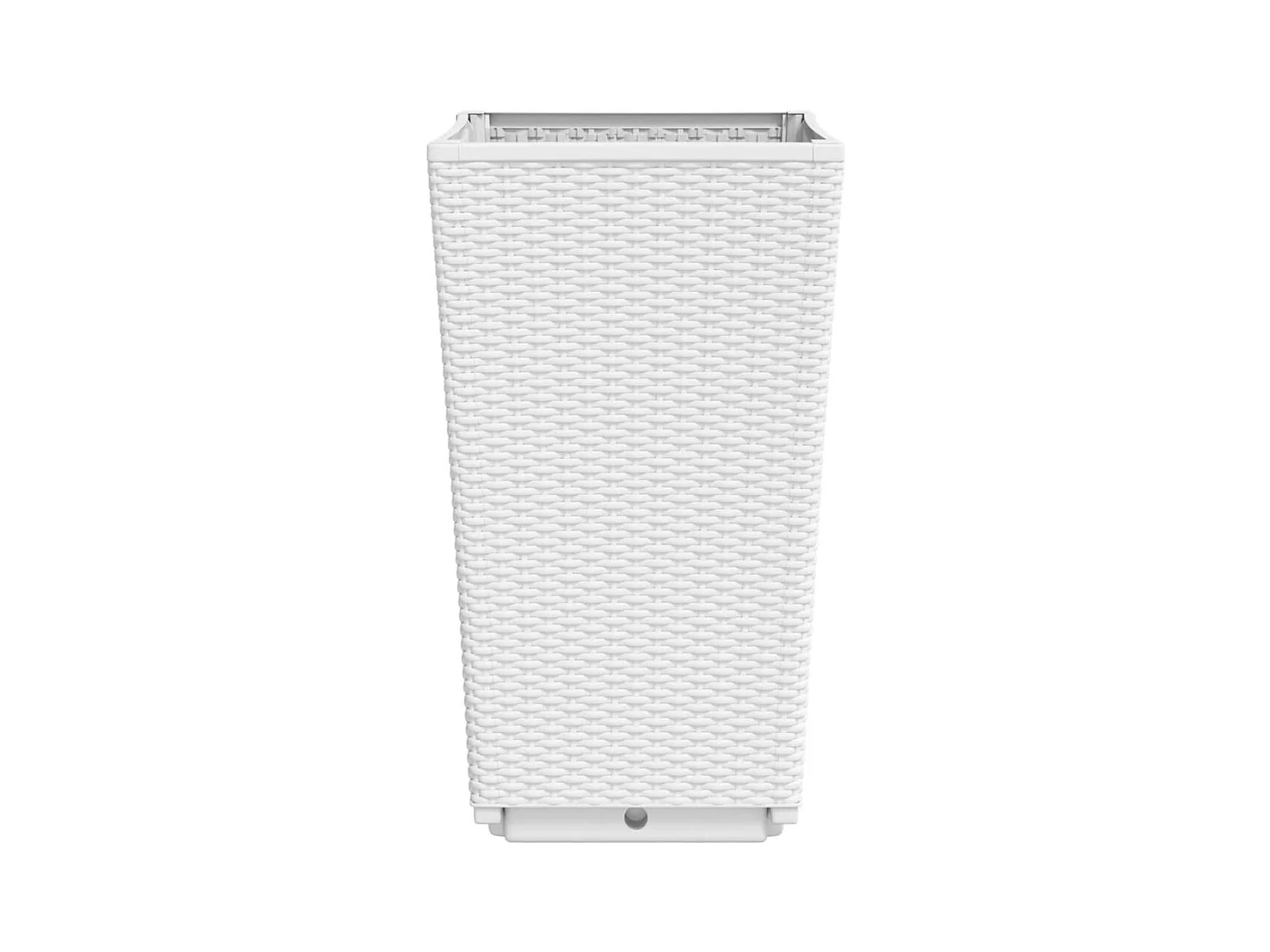 Jardinière bac lit surélevé blanche 32.5 x 32.5 x 57 cm 02_0038935