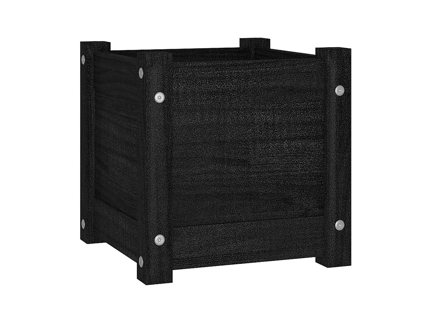 Jardinière bac lit surélevé bois marron 31 x 31 x 31 cm 02_0038889