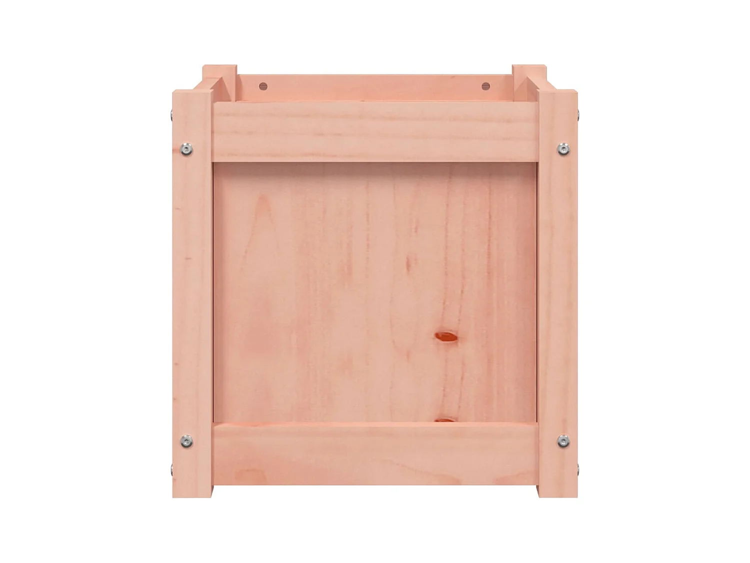 Vassoio per fioriera aiuola rialzata piante fiori terrazza giardino 40 x 40 x 40 cm legno massello marrone Douglas 02_0037559