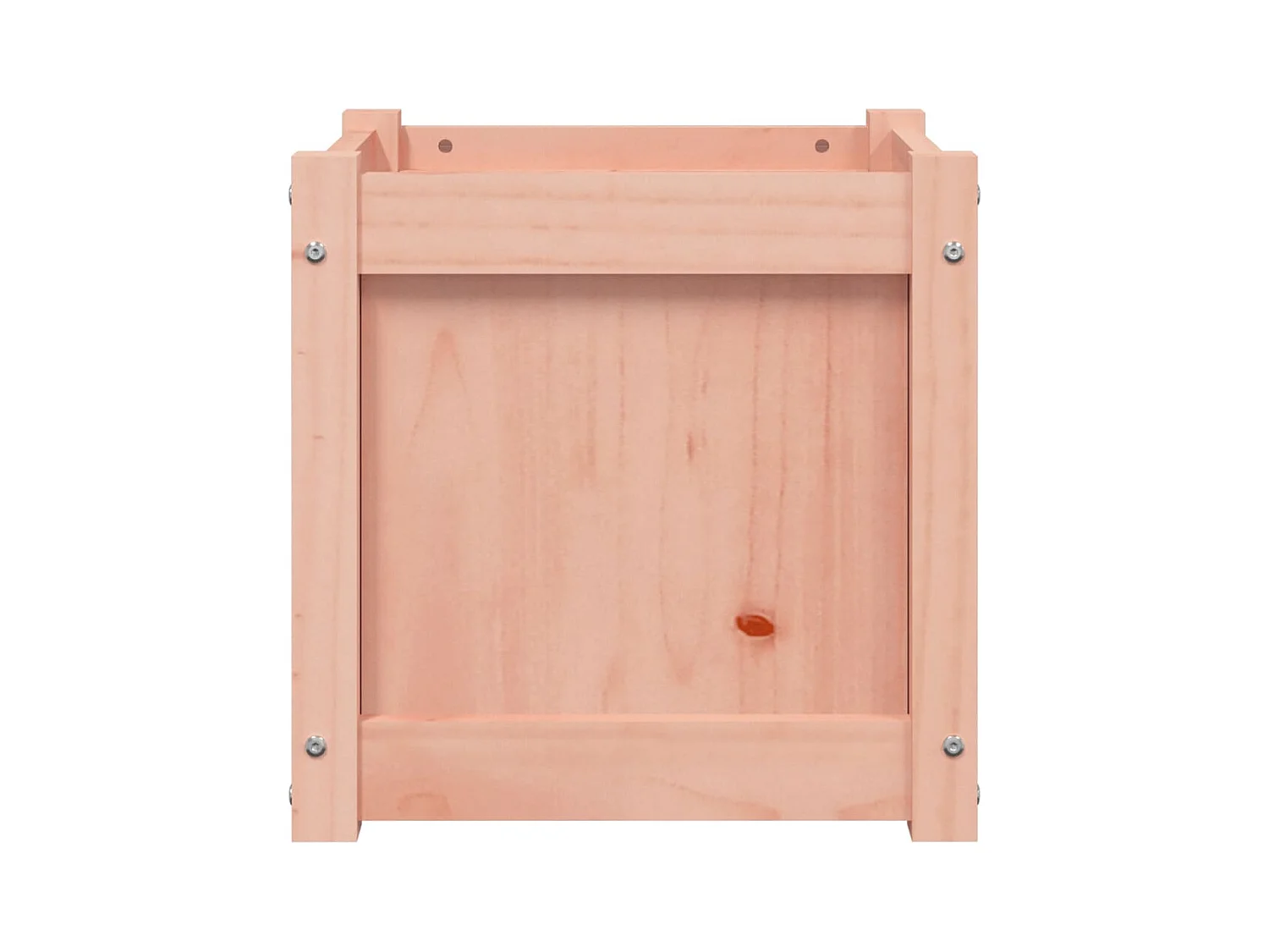 Vassoio per fioriera aiuola rialzata piante fiori terrazza giardino 40 x 40 x 40 cm legno massello marrone Douglas 02_0037559