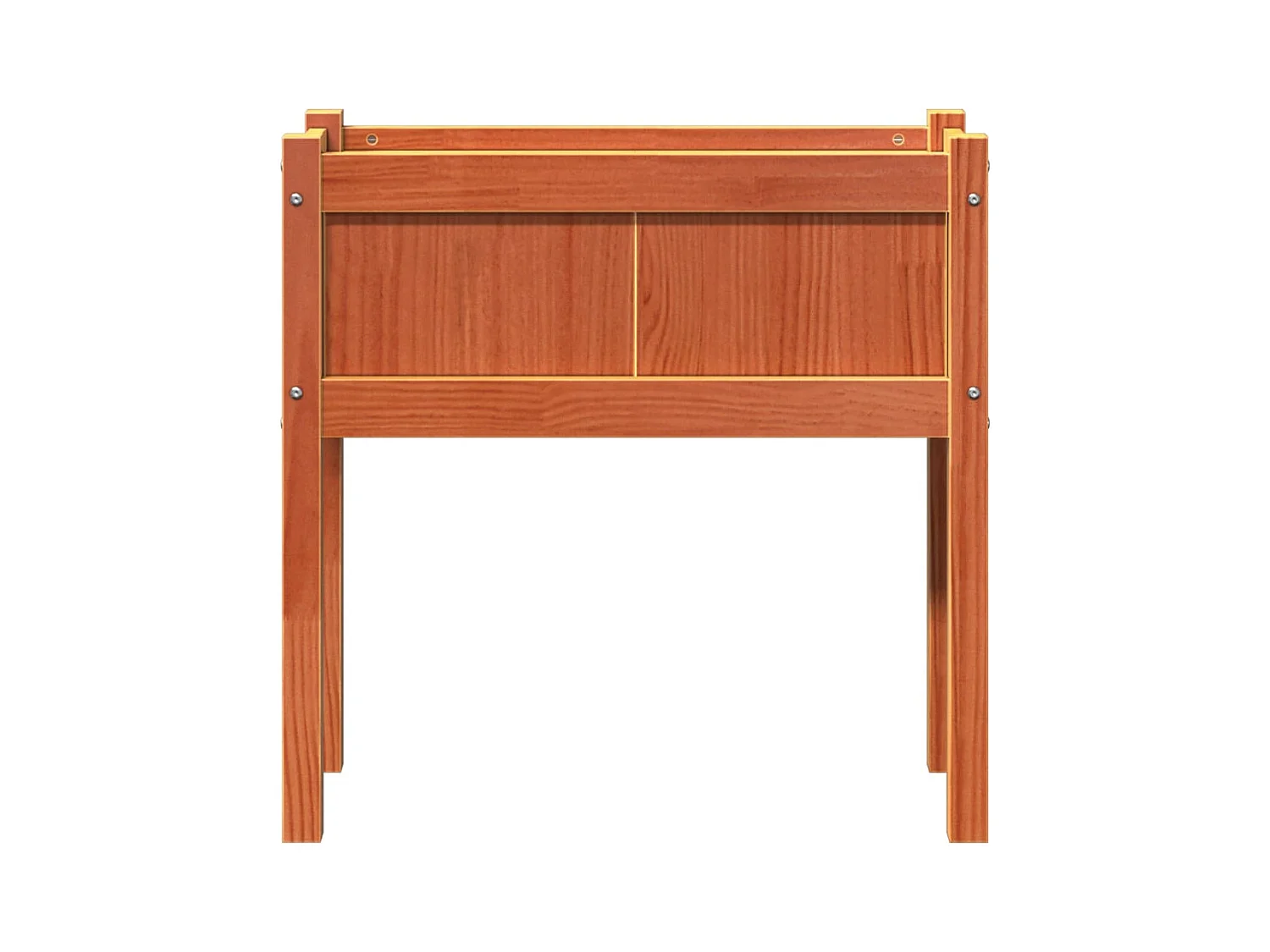 Jardinière bac lit surélevé bois marron 70 x 31 x 70 cm 02_0039024