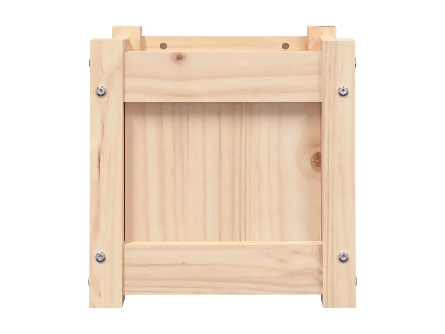 Jardinière bac lit surélevé bois marron 31 x 31 x 31 cm 02_0037498