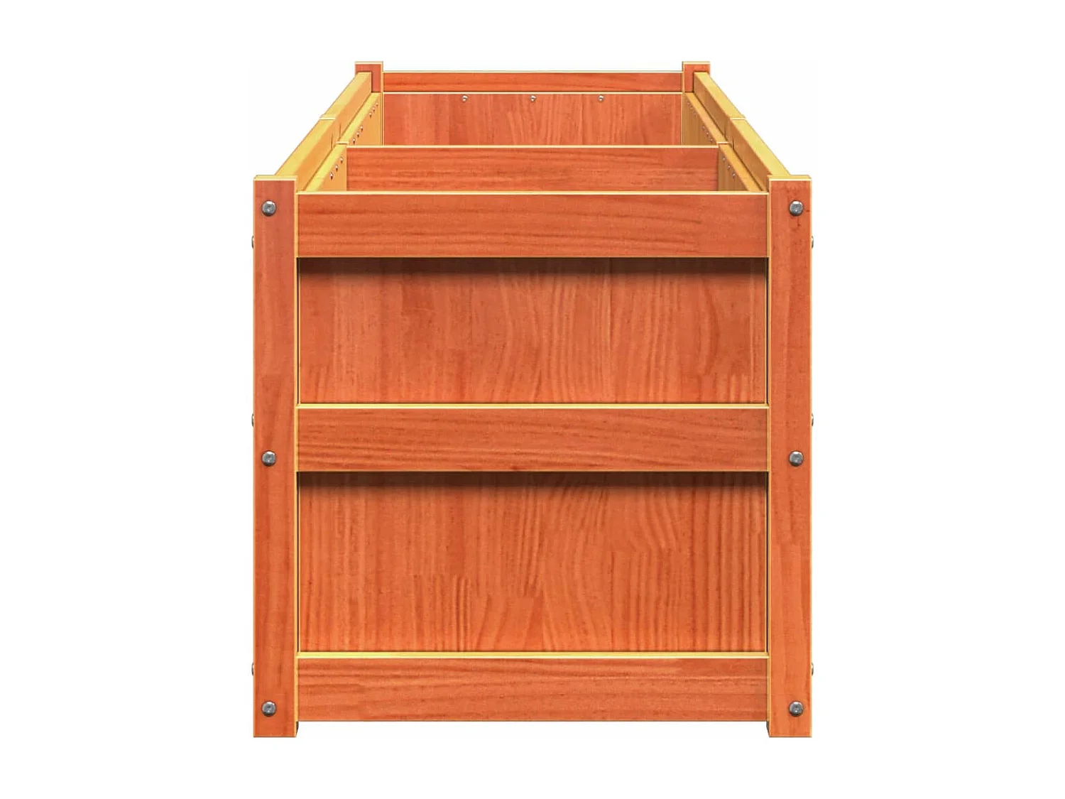 Jardinière bac lit surélevé bois marron 180 x 50 x 50 cm 02_0038449