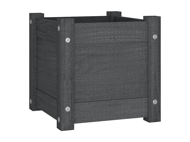 Jardinière bac lit surélevé bois marron 31 x 31 x 31 cm 02_0038540