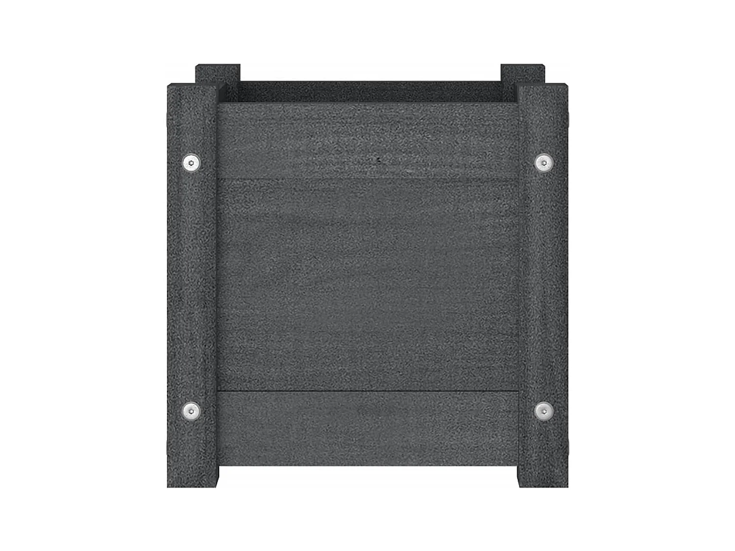 Jardinière bac lit surélevé bois marron 31 x 31 x 31 cm 02_0038540