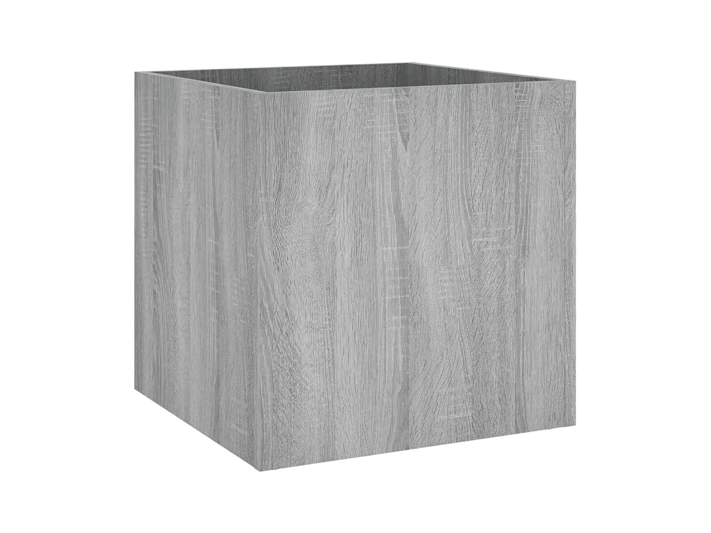 Vassoio per fioriera aiuola rialzata piante fiori terrazza giardino sonoma 40 x 40 x 40 cm derivati ​​del legno grigio 02_0038725