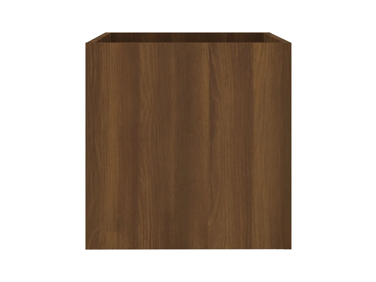 Vassoio per fioriera aiuola rialzata piante fiori terrazza giardino 40 x 40 x 40 cm MDF marrone 02_0037552