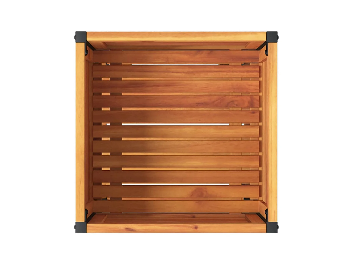 Jardinière bac lit surélevé marron 45 x 45 x 80 cm 02_0038618