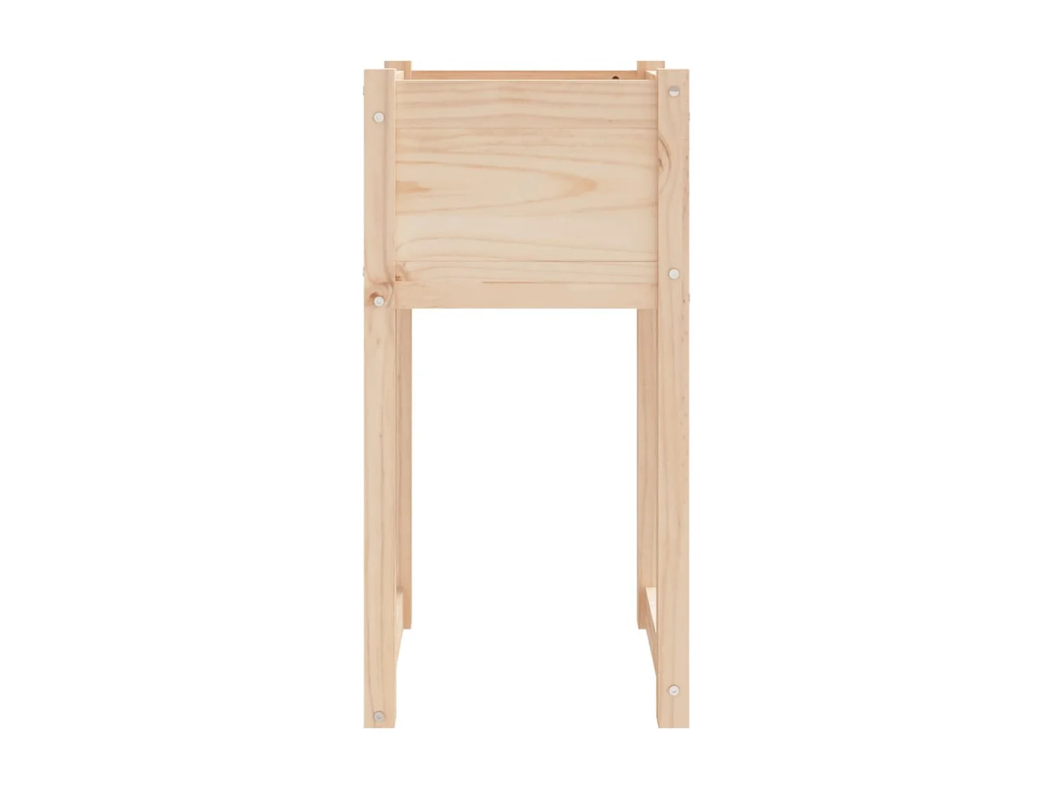 Jardinière bac lit surélevé bois marron 40 x 40 x 81 cm 02_0038969