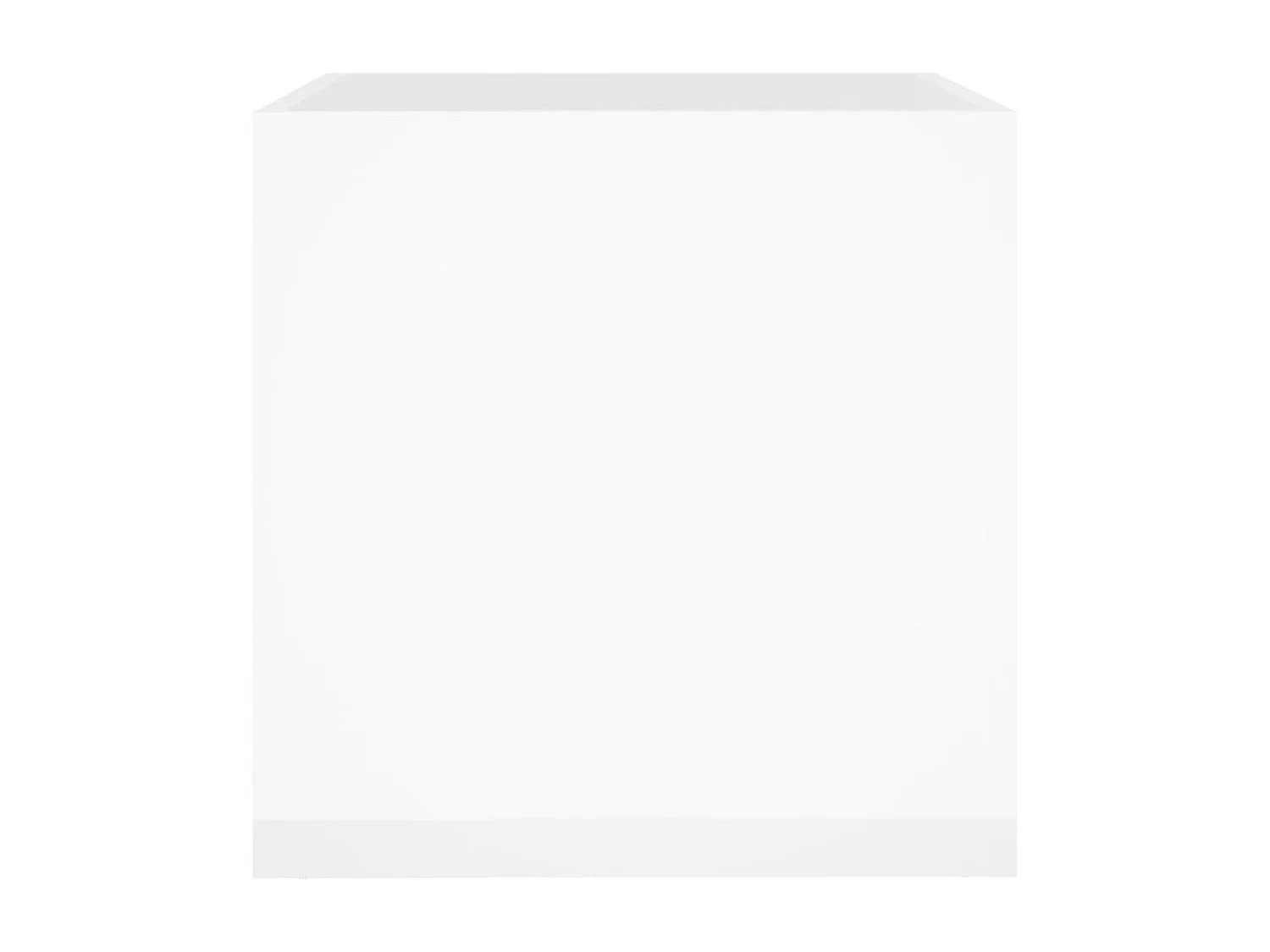 Jardinière bac lit surélevé bois blanche 40 x 40 x 40 cm 02_0038419