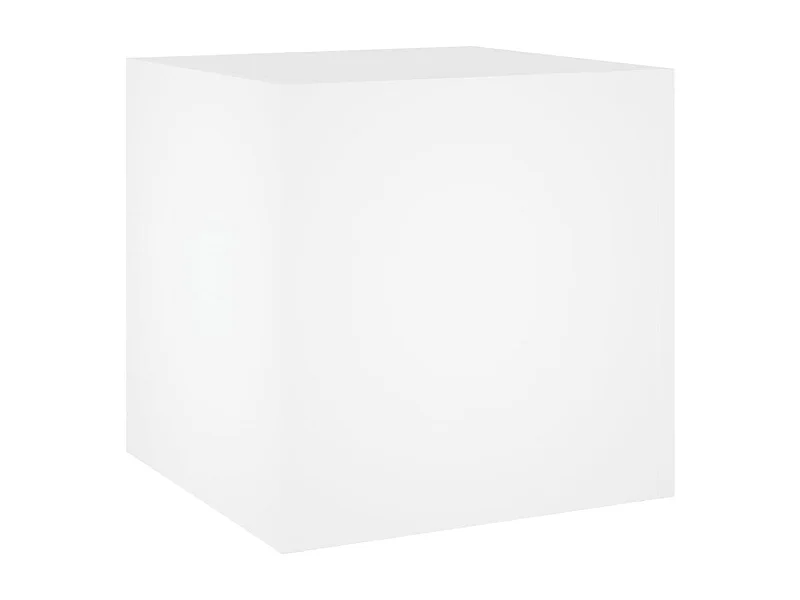 Jardinière bac lit surélevé bois blanche 40 x 40 x 40 cm 02_0037550