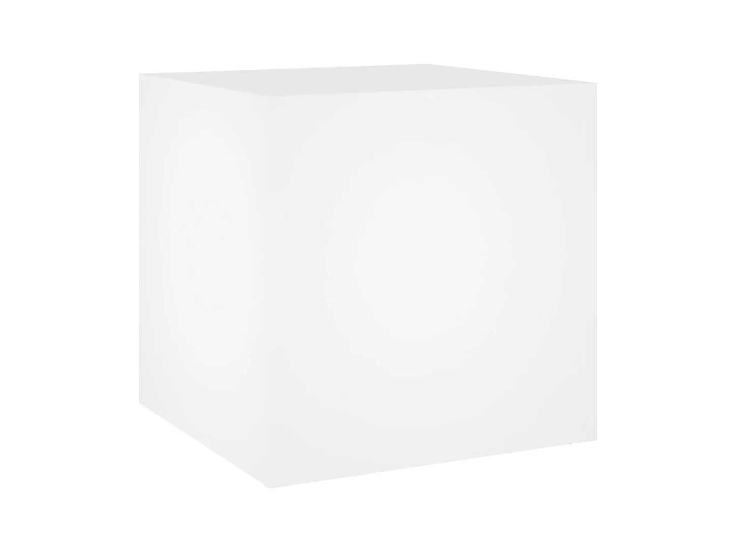 Jardinière bac lit surélevé bois blanche 40 x 40 x 40 cm 02_0037550