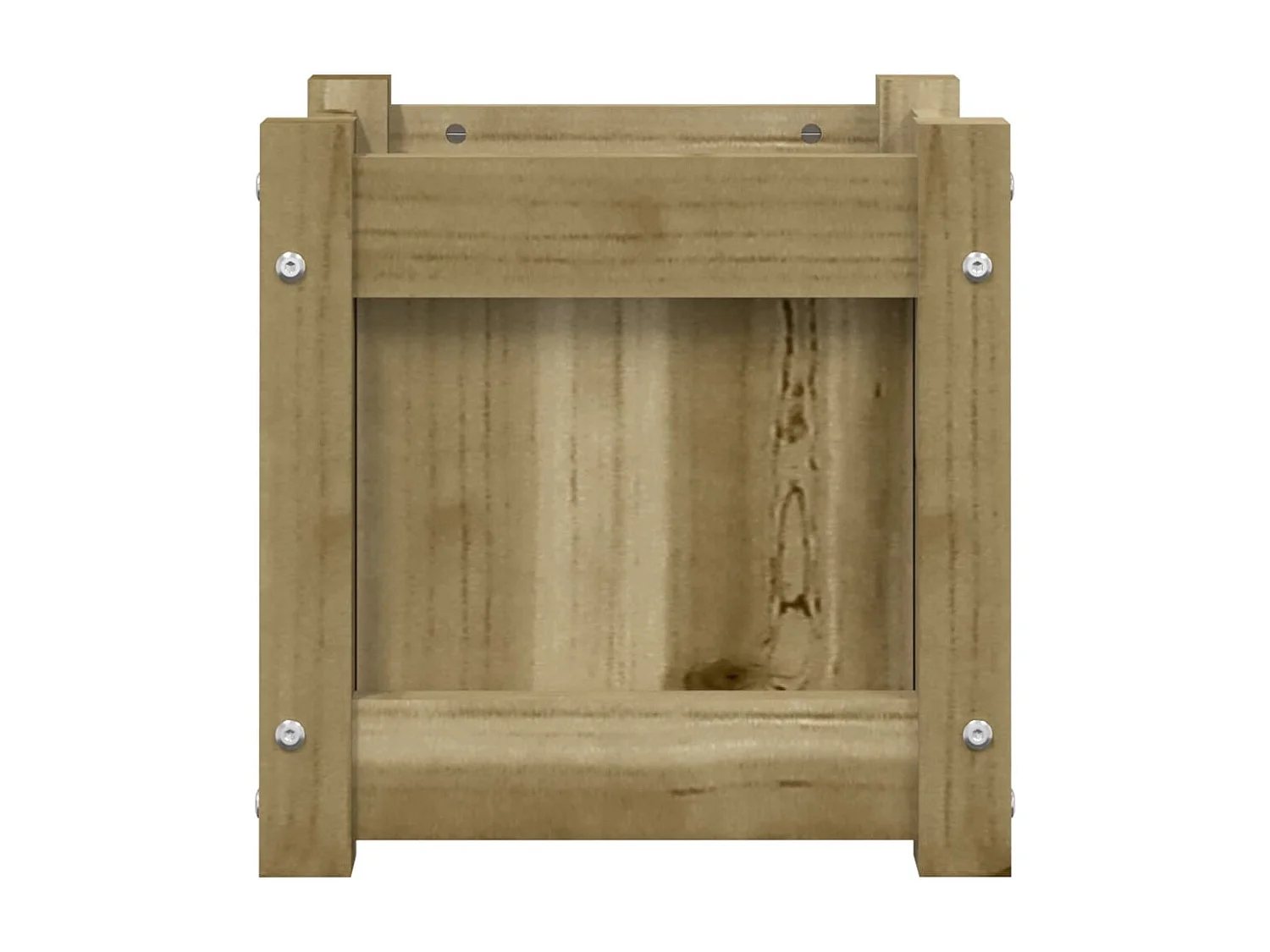 Jardinière bac lit surélevé bois marron 31 x 31 x 31 cm 02_0037497