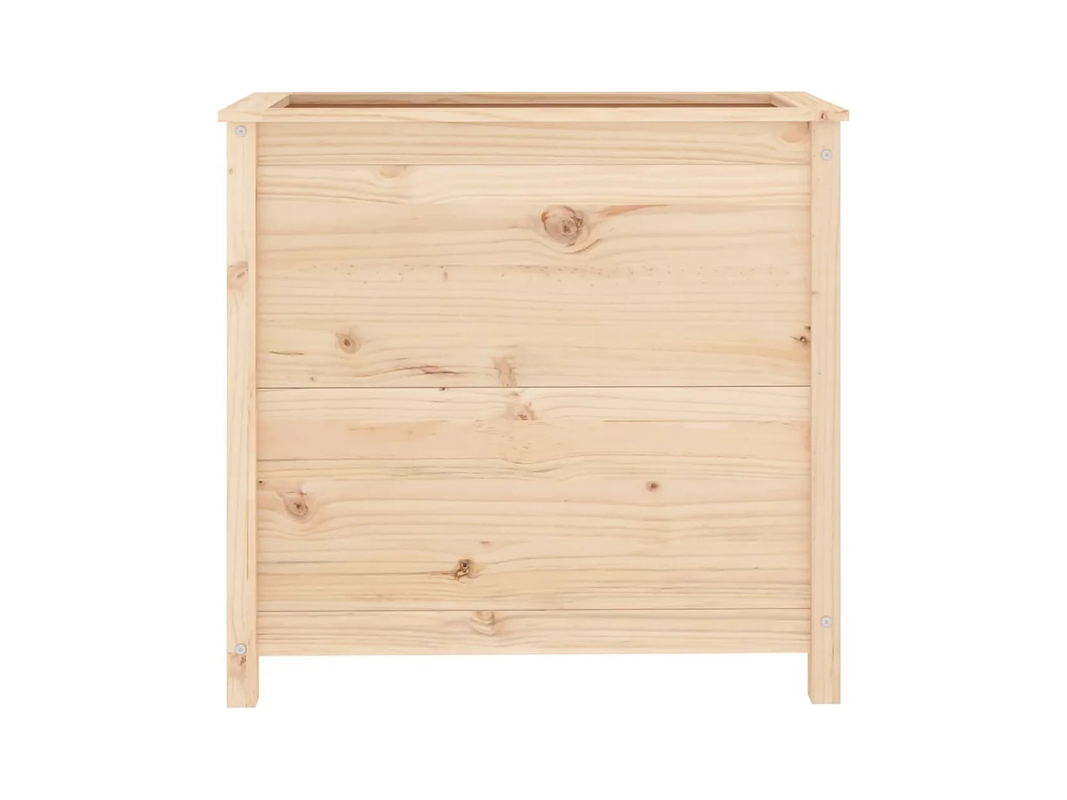 Jardinière bac lit surélevé bois marron 82.5 x 40 x 78 cm 02_0037936